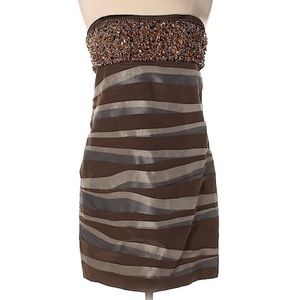 Alice + Olivia Silk & Rhinestone Cocktail Dress